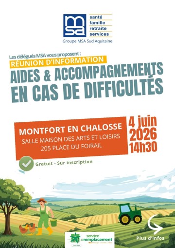 MSA Sud Aquitaine : Réunion d'information