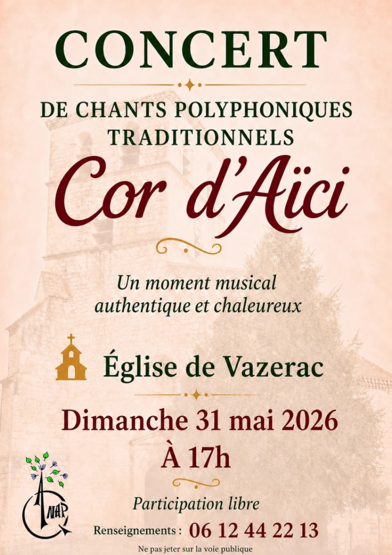 Concert de chants polyphoniques traditionnels