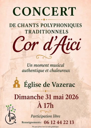 Concert de chants polyphoniques traditionnels