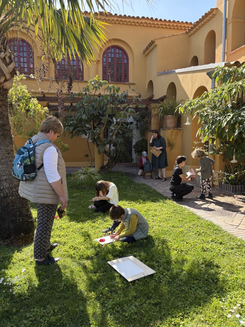 Visite-atelier famille : création contemporaine et botanique