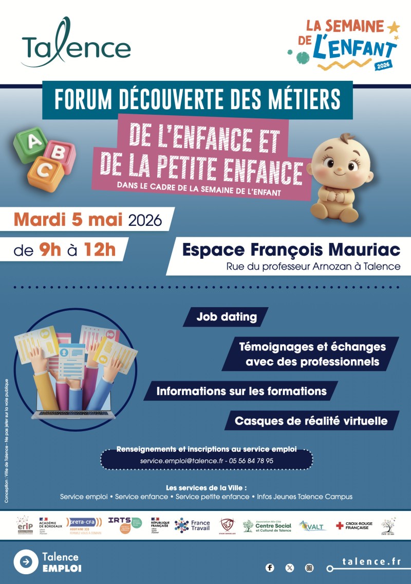Forum découverte des métiers de l’enfance et de la petite enfance