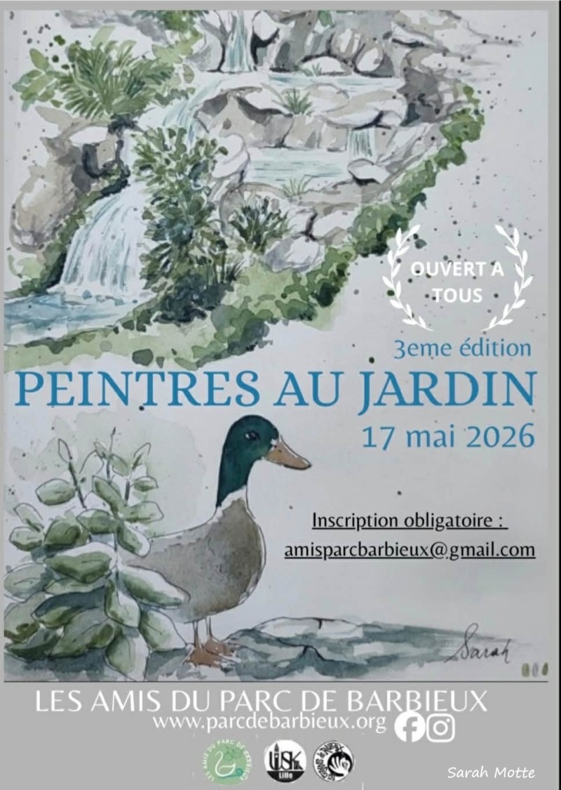 Peintres au Jardin - Dessiner le Parc Barbieux