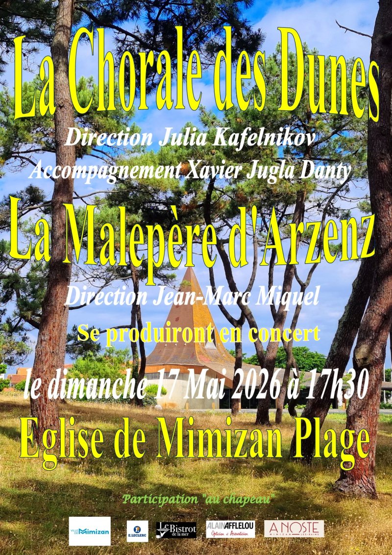 Concert "La Chorale des Dunes" et "Le Malepère"