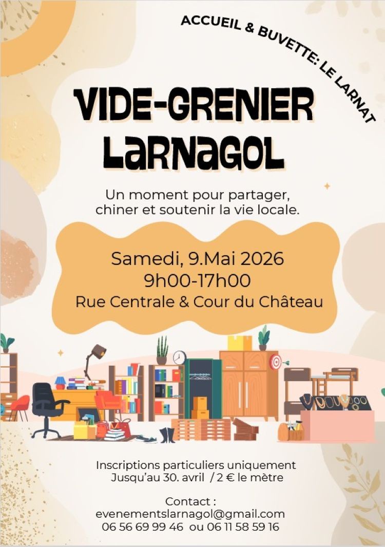 Vide-greniers à Larnagol