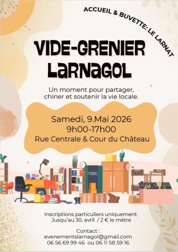 Vide-greniers à Larnagol