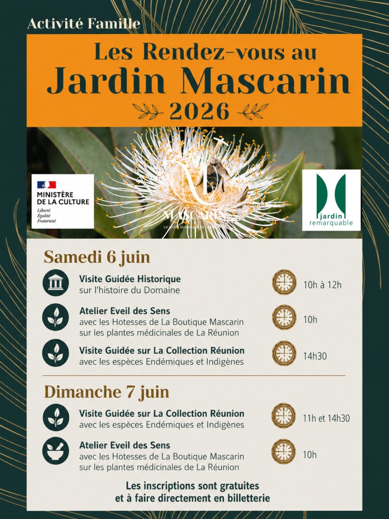 Les Rendez-vous au Jardin Mascarin
