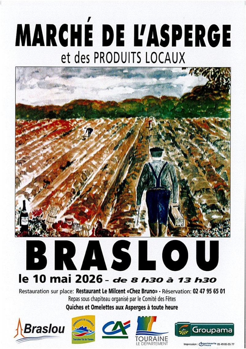 Marché de l'asperge et des produits locaux