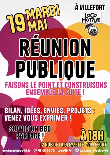 RÉUNION PUBLIQUE - LOCO MOTIVE 48