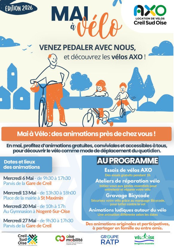 Animation Mai à Vélo