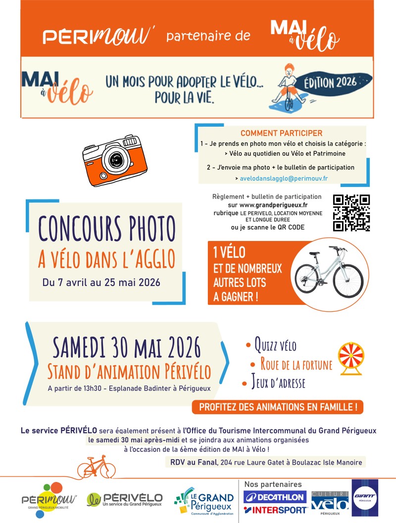 MAI A VELO - PERIMOUV' - Stand d'animation PERIVELO