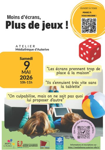 Moins d'écrans, plus de jeux !