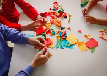 Stand papier créatif sur le thème des insectes