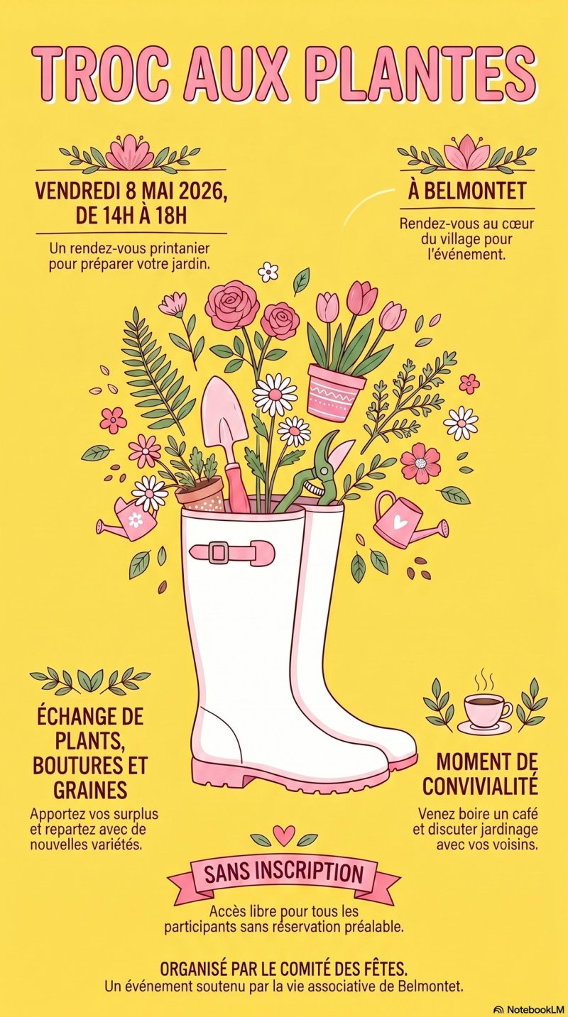 Troc aux plantes à Belmontet
