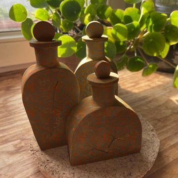 Réalisation d'une fiole à parfum