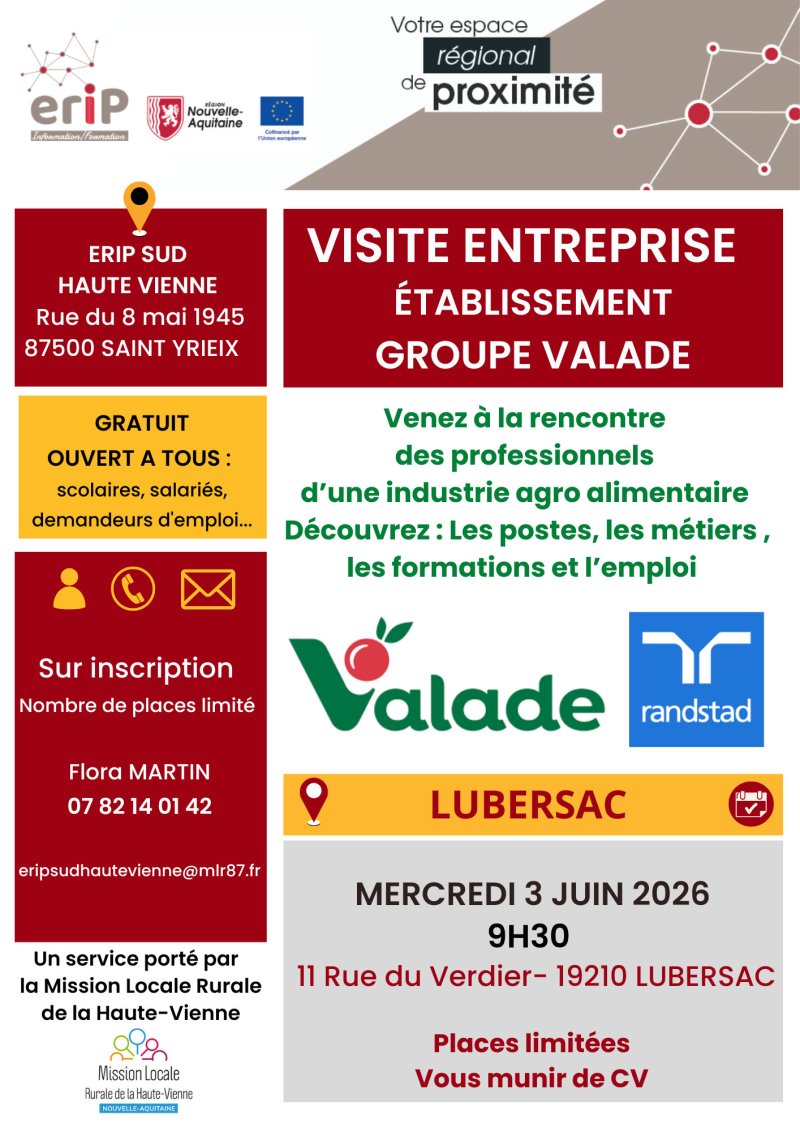 Visite d'entreprise : Groupe Valade