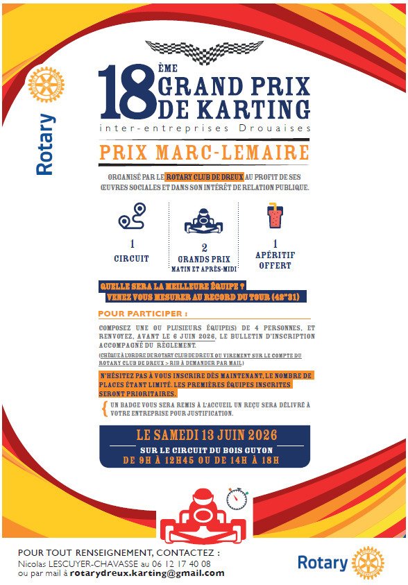 18e Grand Prix de Karting inter-entreprises drouaises