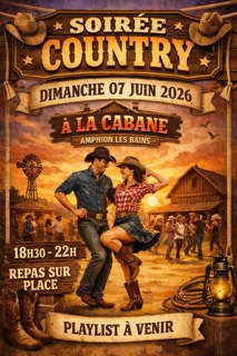 Soirée Country à la Cabane