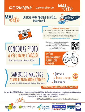 MAI A VELO - Concours photo PERIMOUV'