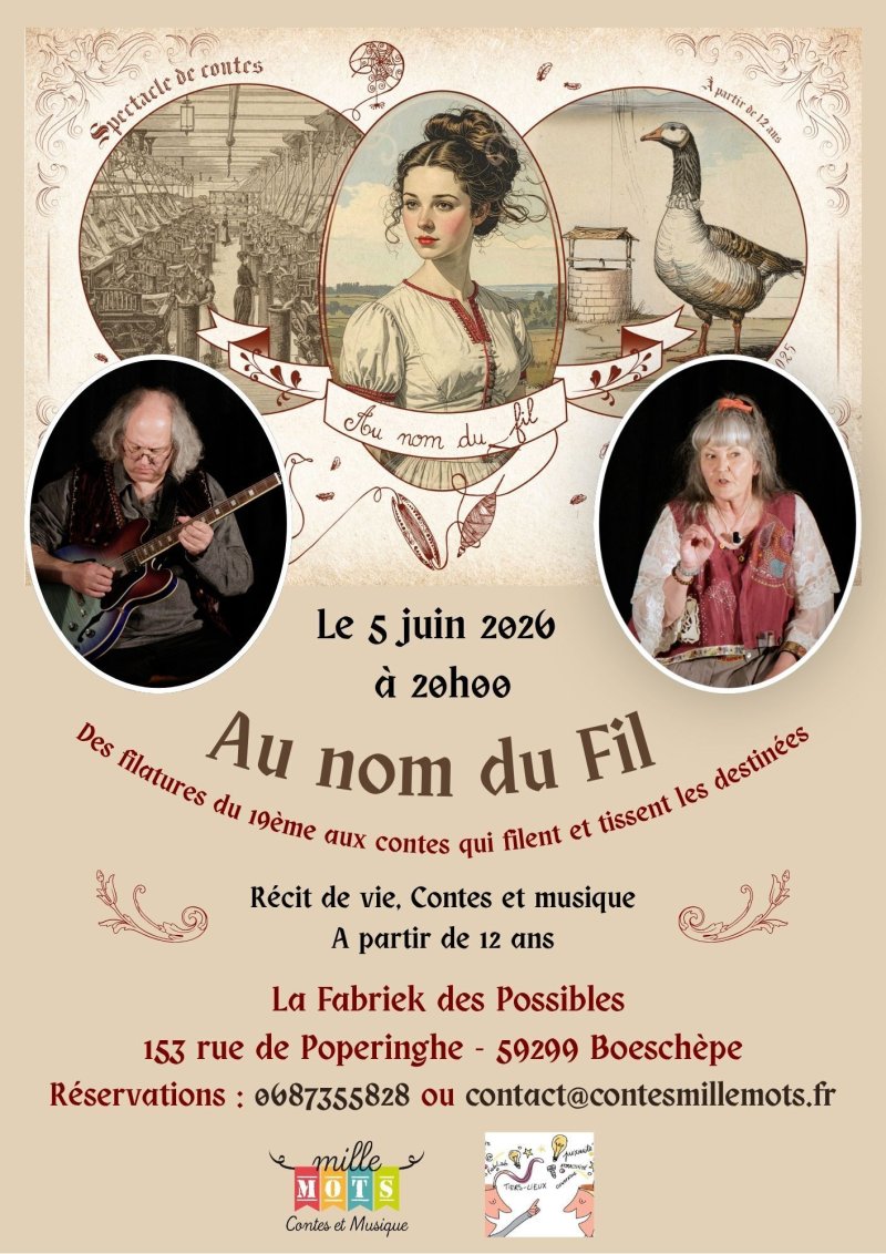 Au nom du Fil à La Fabriek des possibles de Boeschèpe