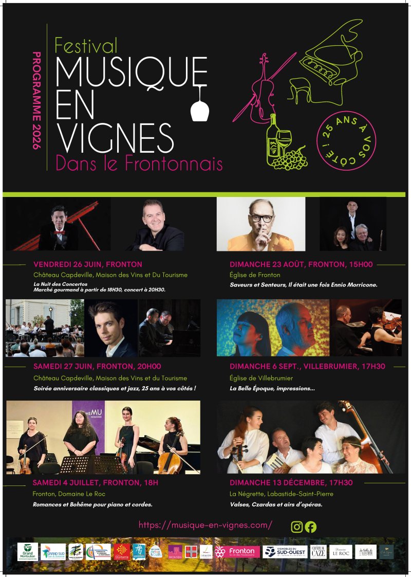 Festival Musique en Vignes dans le Frontonnais