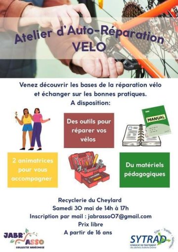 Atelier d'auto-réparation vélo