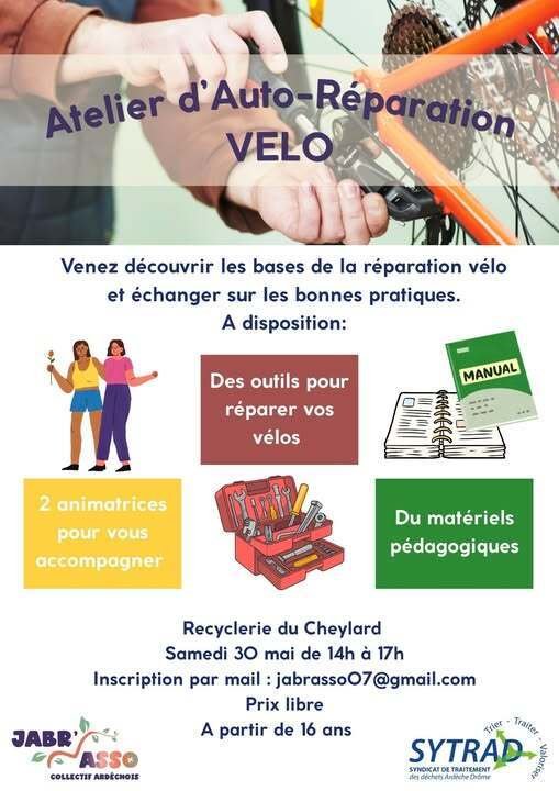 Atelier d'auto-réparation vélo