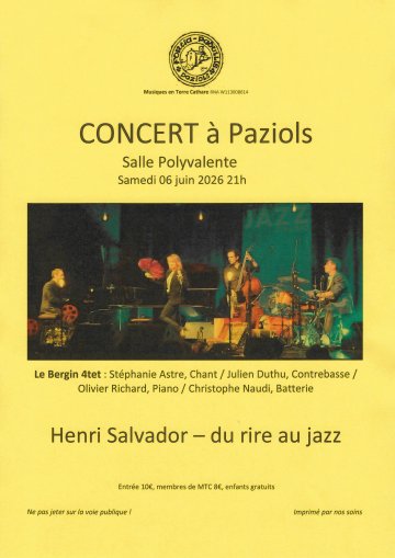 Concert à Paziols