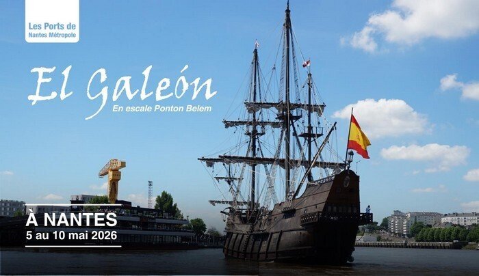 El Galeón Andalucia en escale Ponton Belem