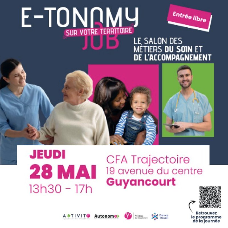 E-TONOMY JOB, le Salon des métiers du soin et de l'accompagnement