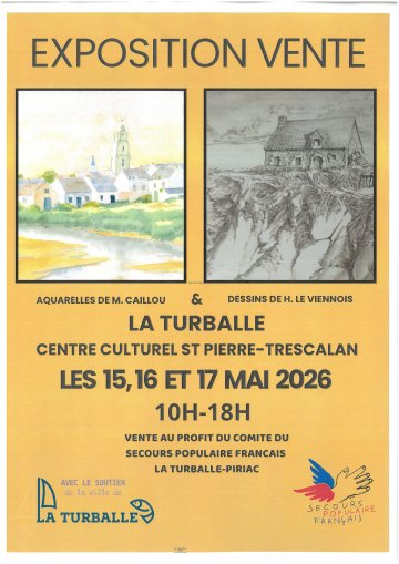 Exposition et vente aquarelles et dessins