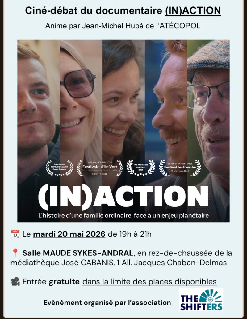 Projection-débat du documentaire « (IN)ACTION : une famille ordinaire face à un enjeu planétaire »