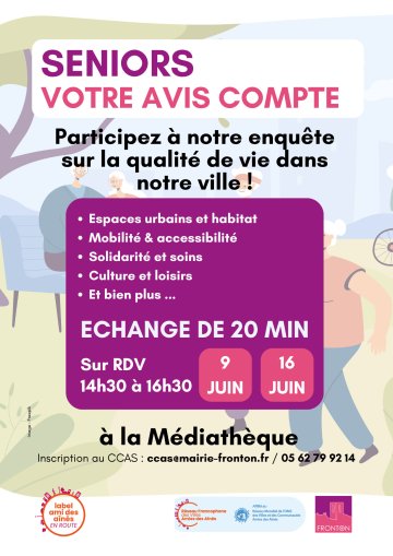 SENIORS, votre avis compté !