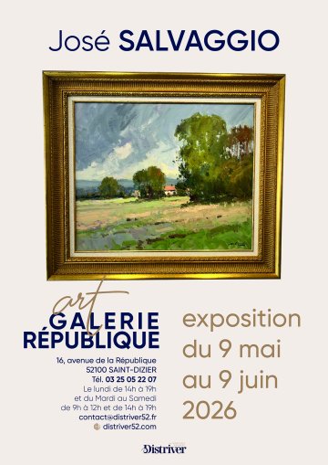 Exposition José Salvaggio à la Galerie République