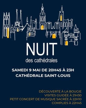 Nuit européenne des cathédrales : Saint-Louis éclairée à la lueur des bougies