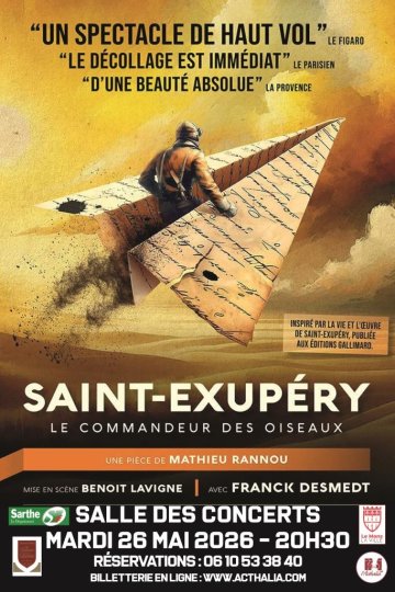 "Saint Exupéry" Le commandeur des oiseaux