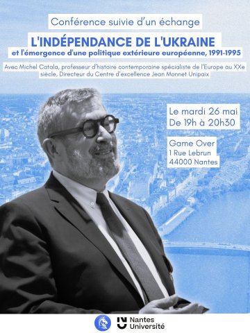 Conférence suivie d'un échange - L'indépendance de l'Ukraine et l'émergence d'une politique extérieure européenne, 1991-1995.