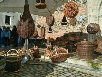 Exposition, vente et démonstrations : Vannerie