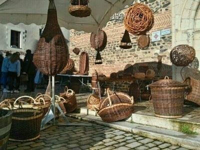 Exposition, vente et démonstrations : Vannerie