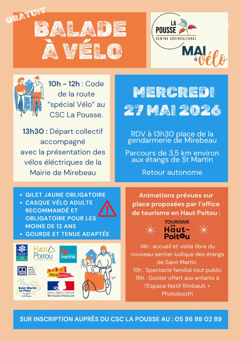 Balade familiale à vélo