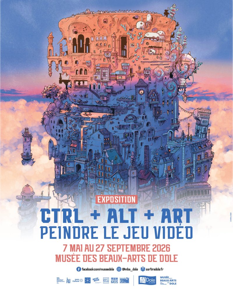 Visite guidée de l'exposition CTRL + ALT + ART - Peindre le jeu vidéo