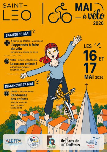 Mai à Vélo à Saint Léo