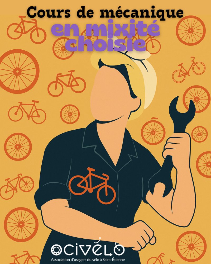 MIXITE CHOISIE cours de mécanique "entretien de son vélo "