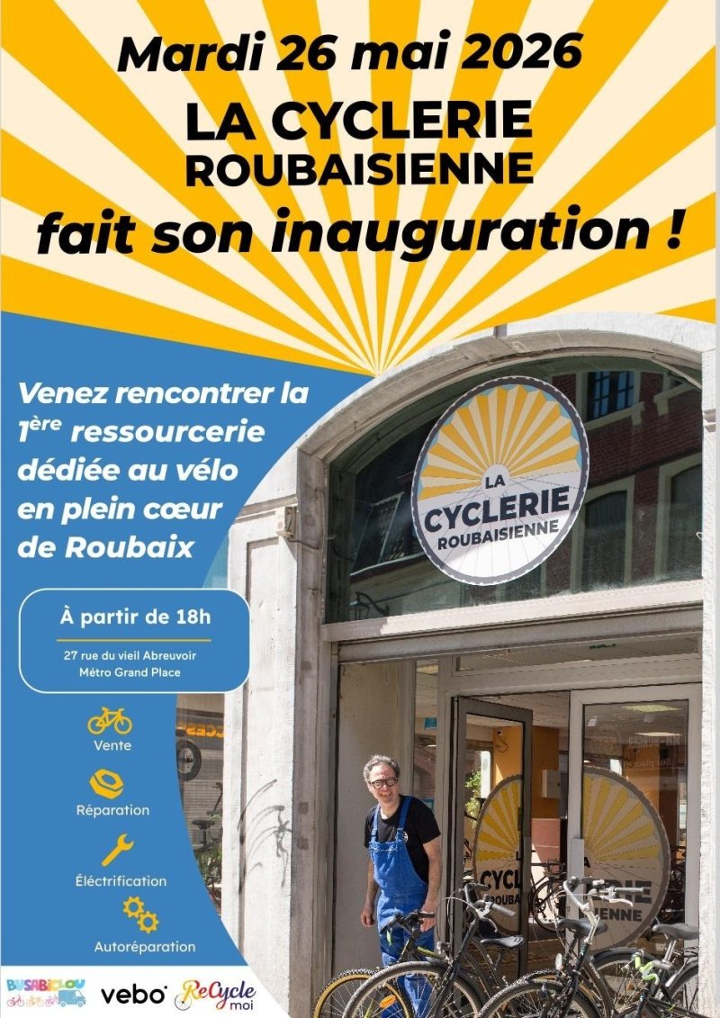 La Cyclerie Roubaisienne fait son INAUGURATION !
