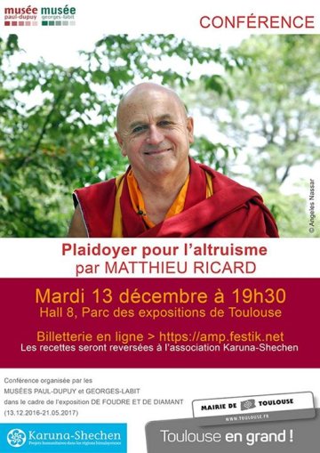 Conférence par Matthieu Ricard