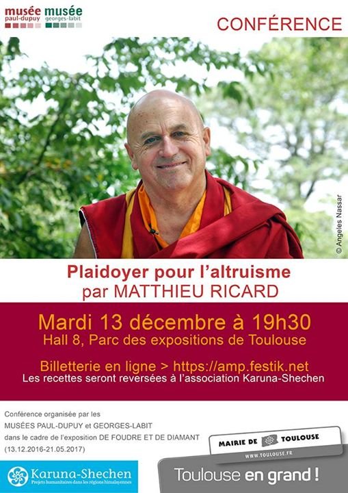 Conférence par Matthieu Ricard