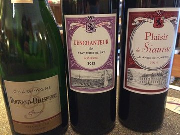 Champagne Millésimé et Pomerol rare