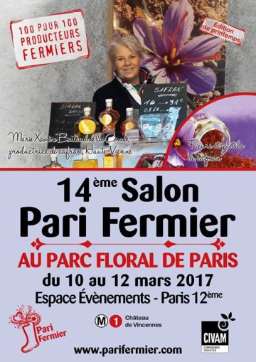 14ème salon Pari Fermier de printemps au Parc Floral de Paris