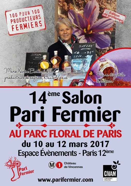 14ème salon Pari Fermier de printemps au Parc Floral de Paris