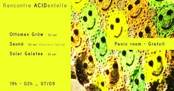 07/09: Rencontre ACIDentelle - Panic Room - DJ sets ACID ONLY