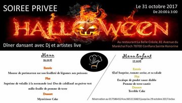 Soirée d'Halloween à Conflans Sainte Honorine